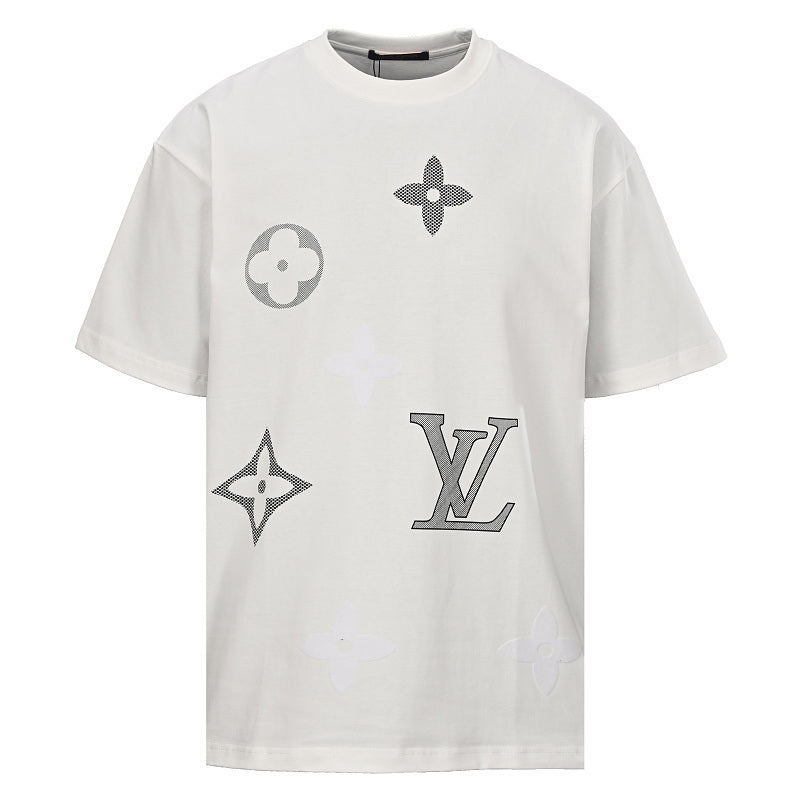 Louis Vuitton Flocked Logo Short-Sleeve T-Shirt