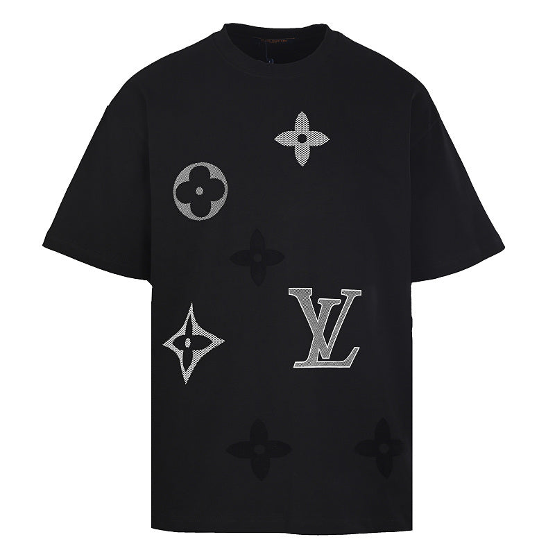 Louis Vuitton Flocked Logo Short-Sleeve T-Shirt