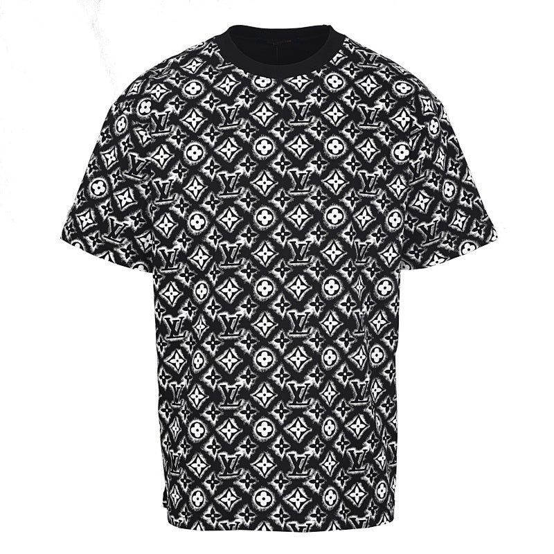 Louis Vuitton All-Over Logo Short-Sleeve T-Shirt