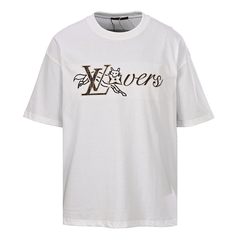 Louis Vuitton Embroidered Sailboat Short-Sleeve T-Shirt