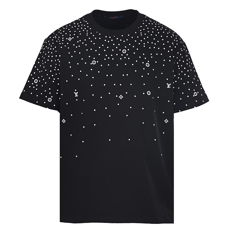 Louis Vuitton "Starry Sky" Print Short-Sleeve T-Shirt