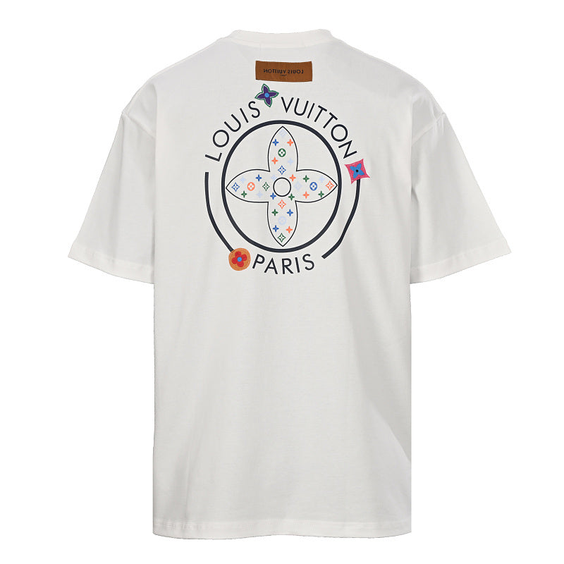Louis Vuitton Beaded Crew-Neck Short-Sleeve T-Shirt
