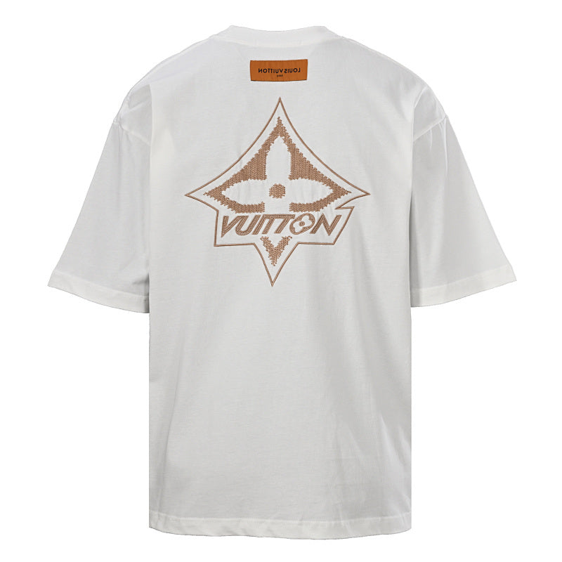 Louis Vuitton Tatami-Embroidered Short-Sleeve T-Shirt