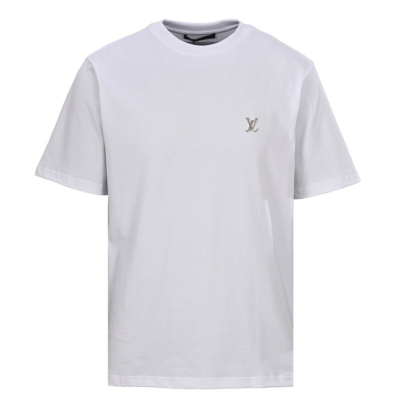 Louis Vuitton Hardware-Detail Crewneck Short-Sleeve T-Shirt