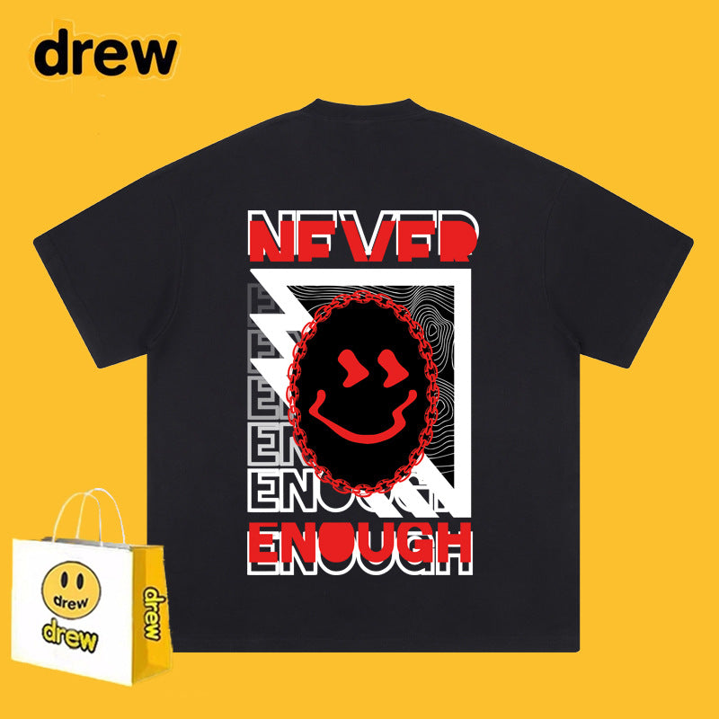Drew T-shirts T-shirt Loose Men's Short Sleeve