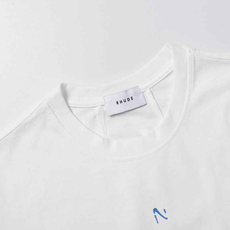 Rhude T-shirt Leopard Print Short Sleeve T-shirt