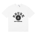 Rhude T-shirt Micro Label Letter Pattern Printed Short Sleeve T-shirt