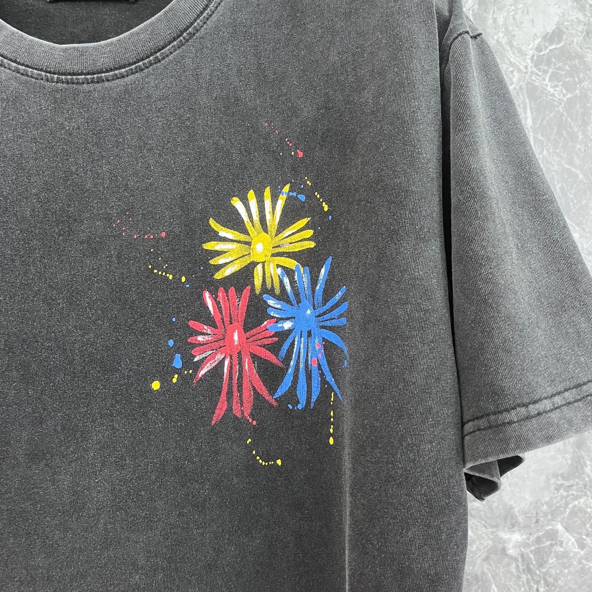 Chrome Heart T Shirts Croix Summer Trend Brand Short Sleeve Street