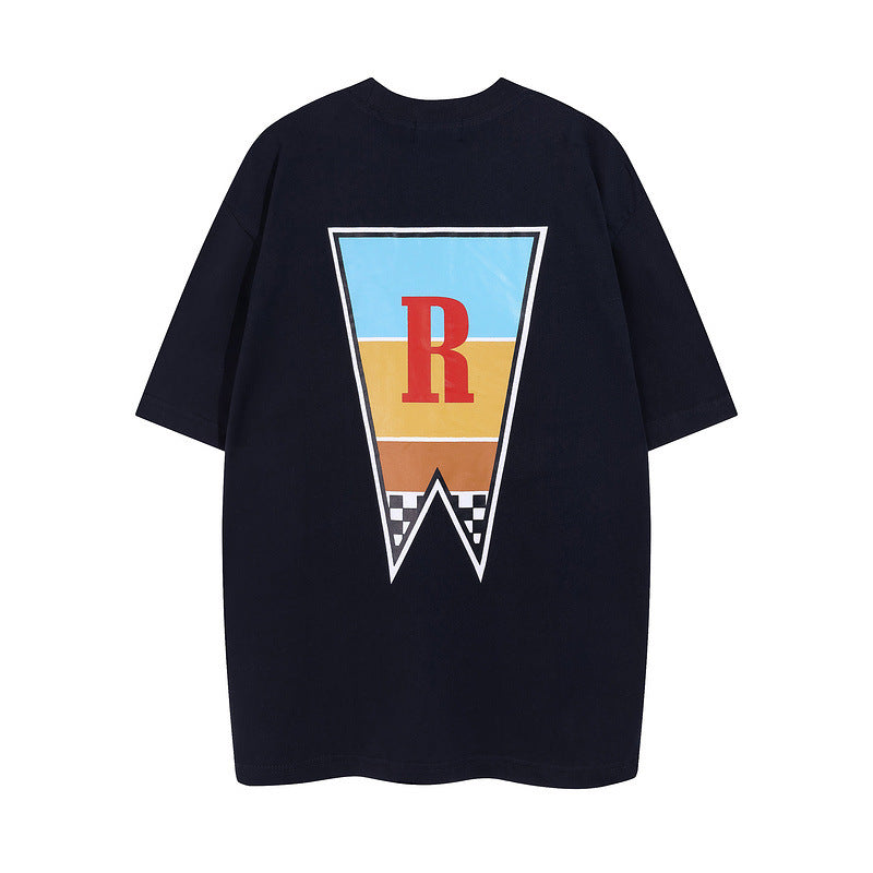 Rhude T-shirt Junior Letter Arrow R Label Short Sleeve T-shirt