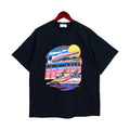Rhude T-shirt Vintage Yacht Color Alphabet Print Short Sleeve T-shirt