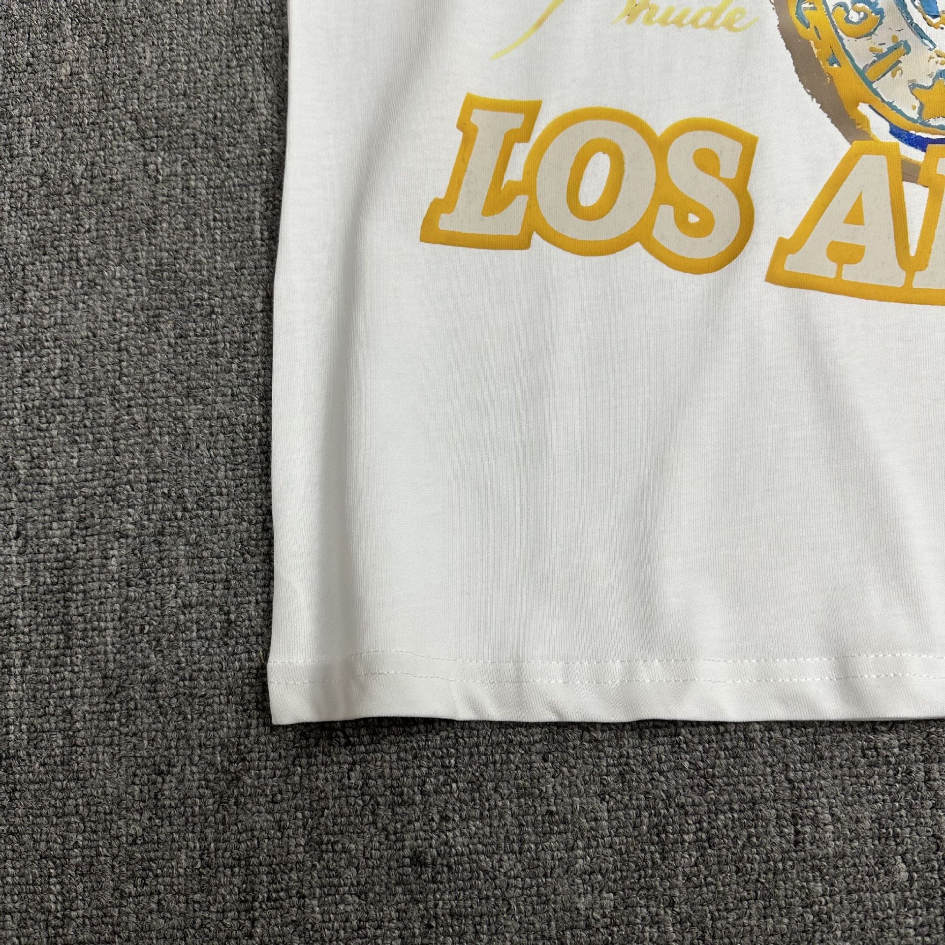 Rhude T-shirt Micro Label Champion Ring Printed Short Sleeve T-shirt