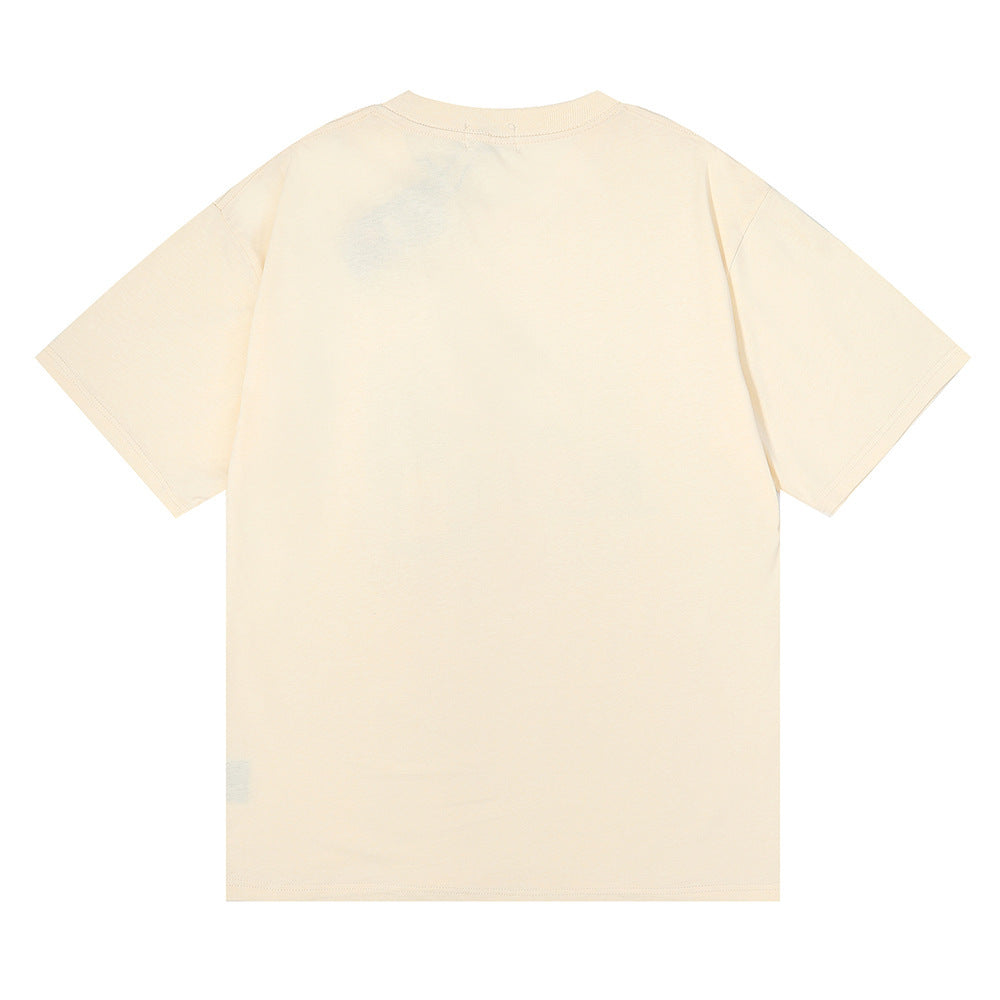 Rhude T-shirt Los Angeles, Tiger high definition print short sleeve T-shirt