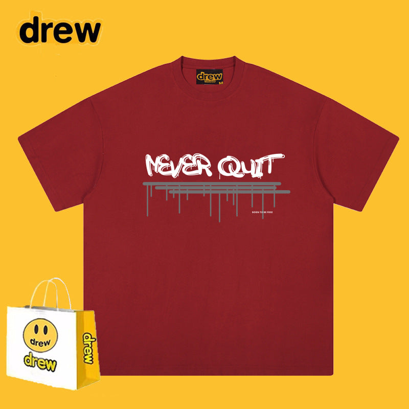 Drew T-shirts Printed Short Sleeve Loose Men