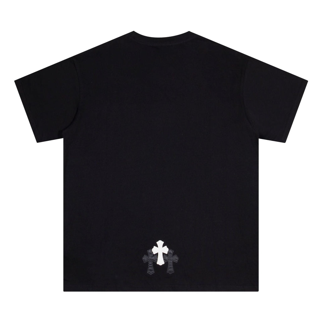 Chrome Heart T Shirts Croix Printed Short Sleeve T-Shirt Loose