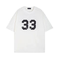 Chrome Heart T Shirts Horseshoe Cross Print Short Sleeve T-Shirt