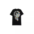 Chrome Heart T Shirts Croix Cross Color Leather Printed Short Sleeve T-Shirt
