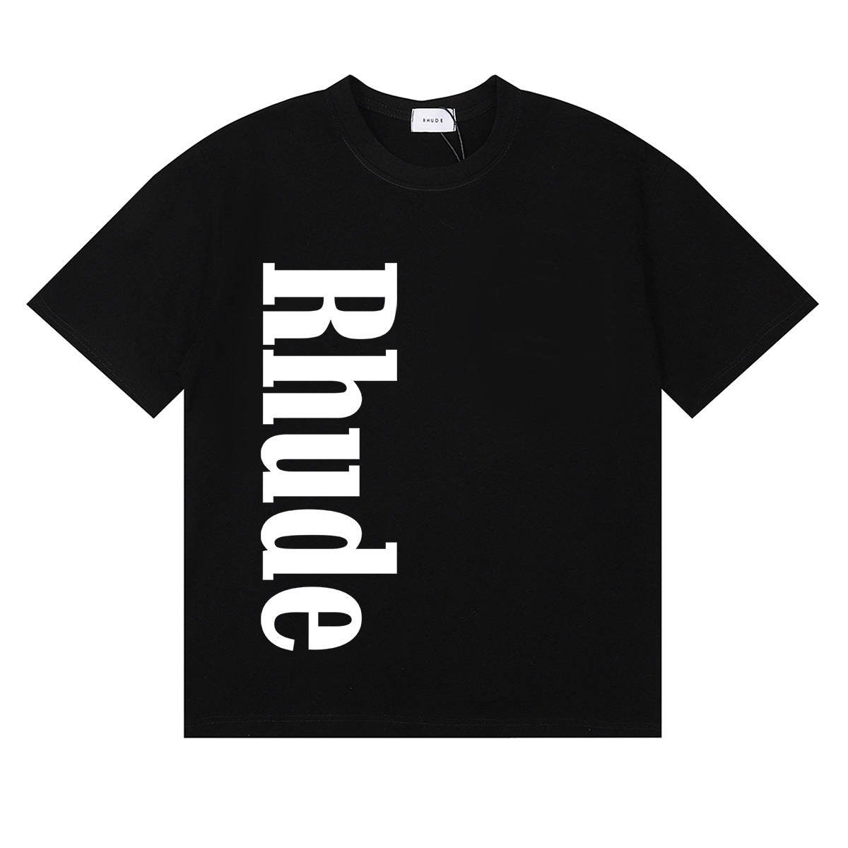 Rhude T-shirt Micro Label Letter Skull Print Short Sleeve T-shirt