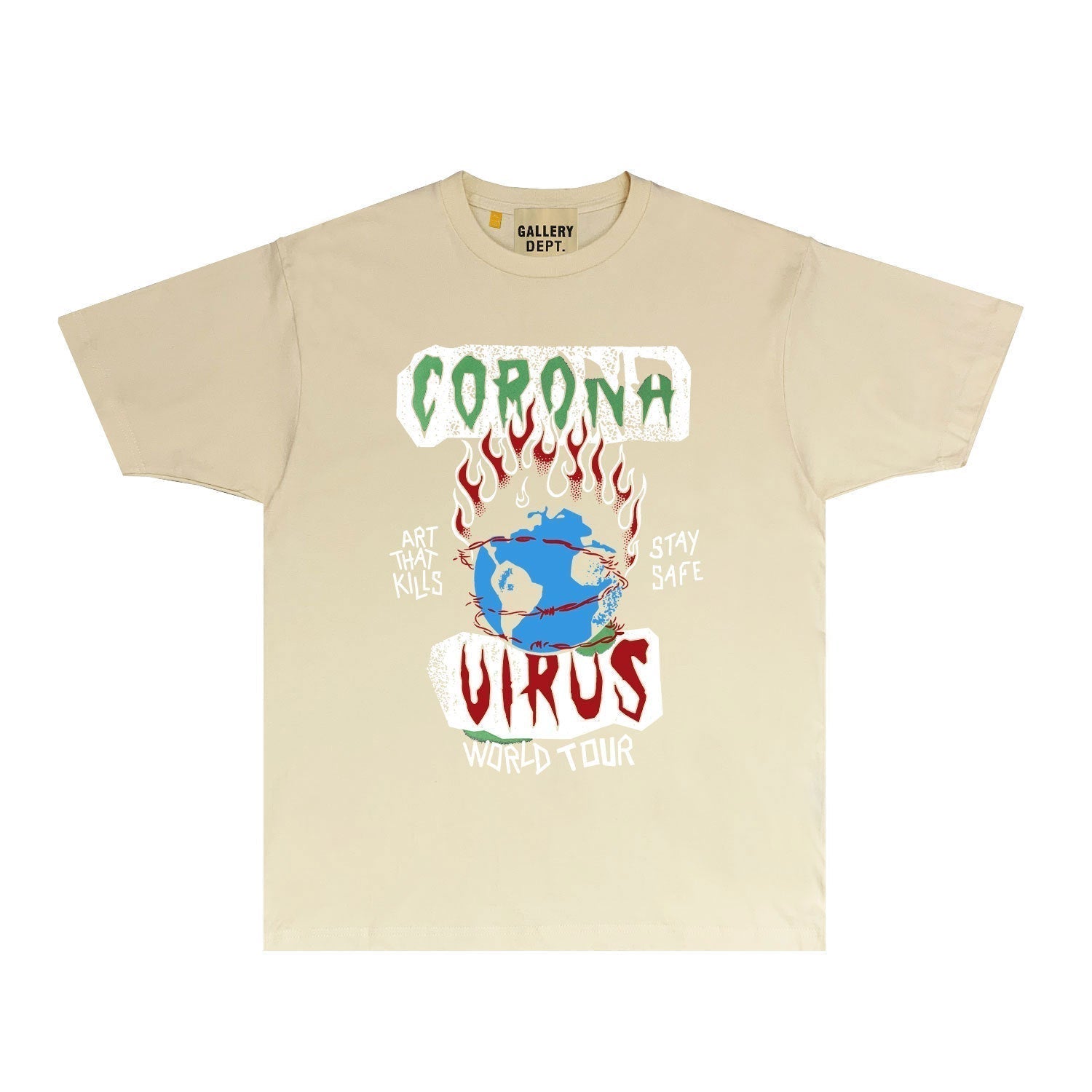 Gallery Dept T Shirts European And American Tee Shirt Short Sleeve T-Shirt Blouse