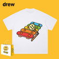 Drew T-shirts Short Sleeve round Neck T-shirt Men and Women Casual Loose