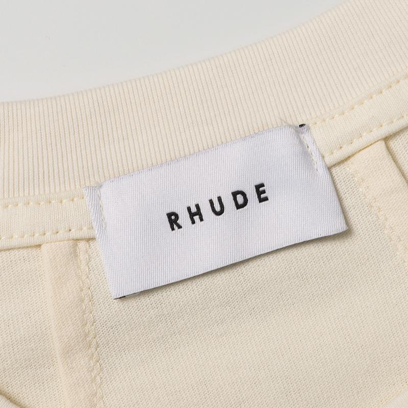 Rhude T-shirt Geometric Print Short Sleeve T-shirt
