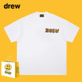 Drew T-shirts Short Sleeve Letter Cotton T-shirt Loose