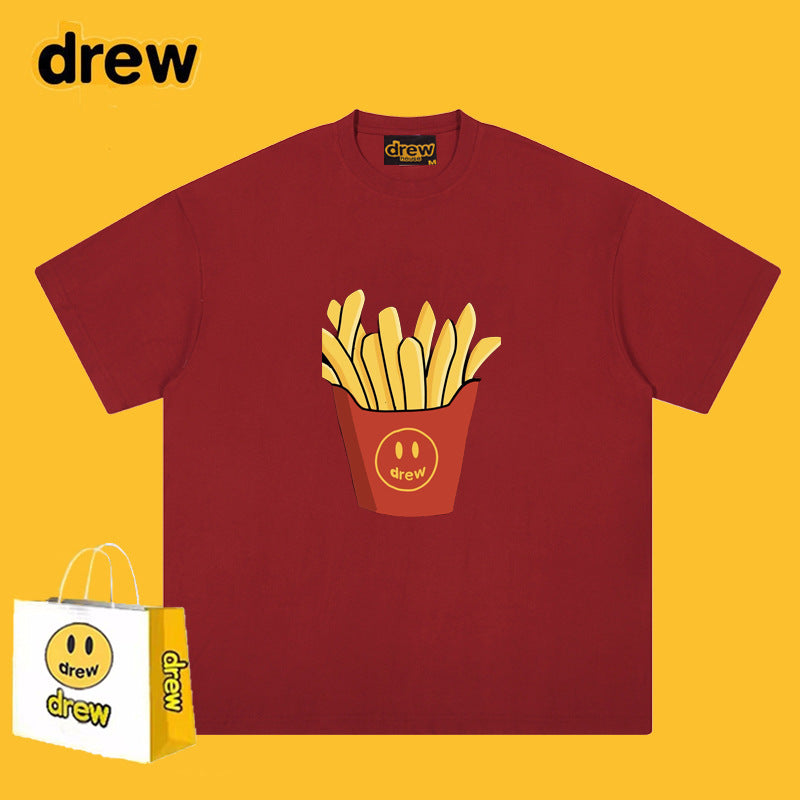 Drew T-shirts Cotton Short-Sleeved Printed T-shirt
