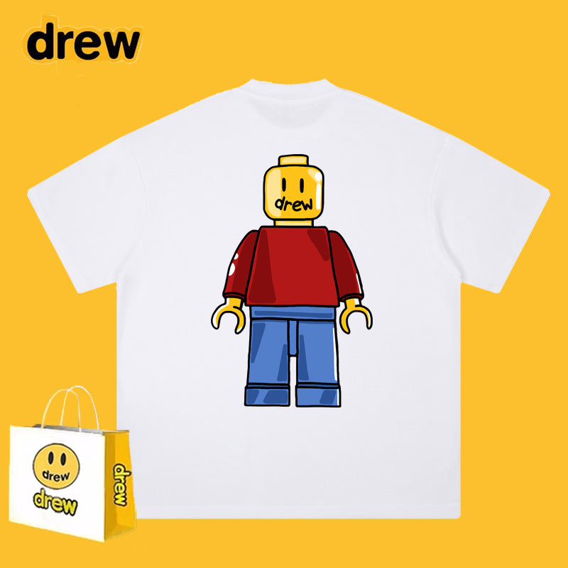 Drew T-shirts Smiley Face Short Sleeve