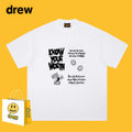 Drew T-shirts T-shirt Short Sleeve Loose round Neck Short Sleeve