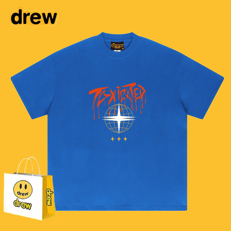 Drew T-shirts Short Sleeve Earth Print T-shirt