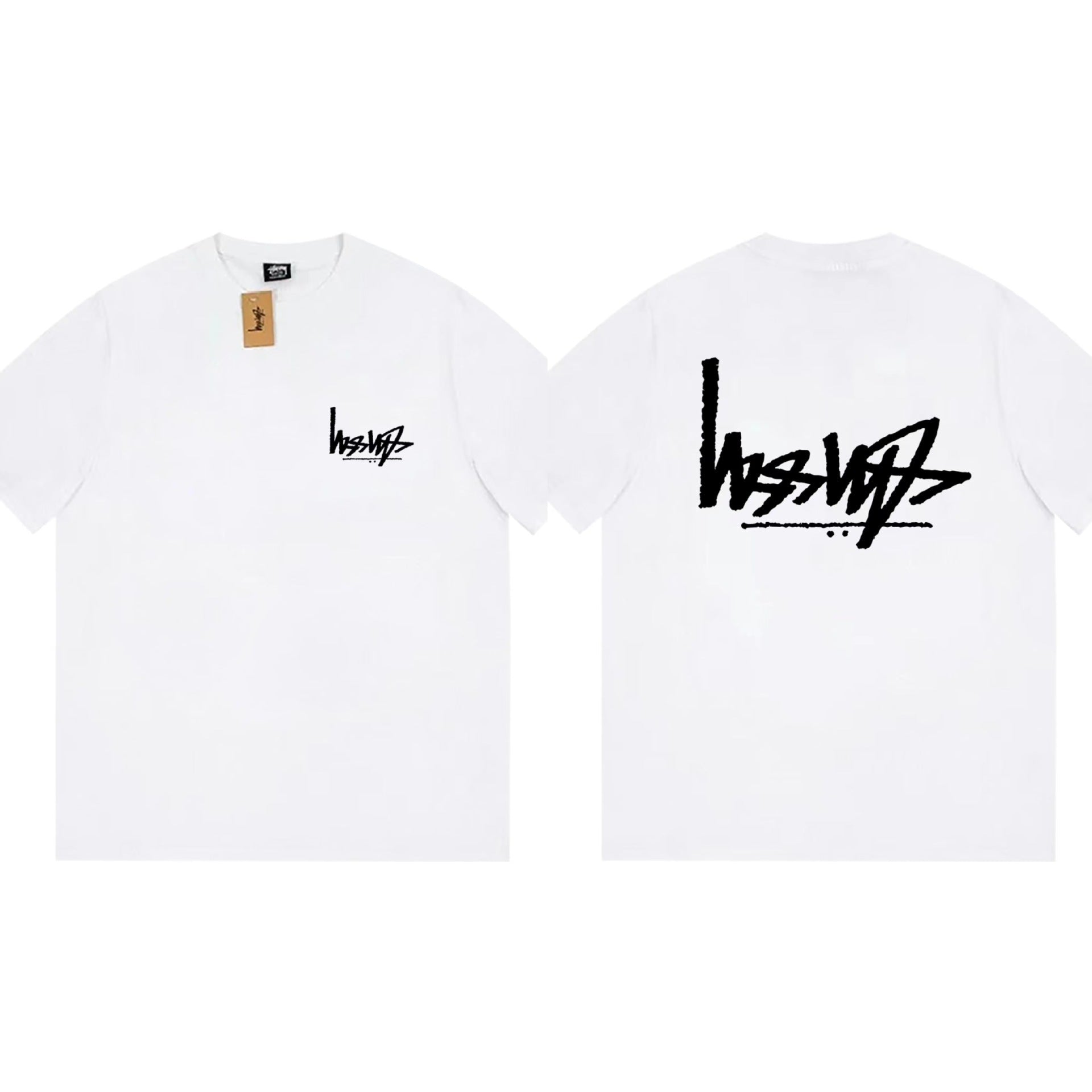 Stussy T-Shirts Loose Casual T-Shirts Same for Men and Women