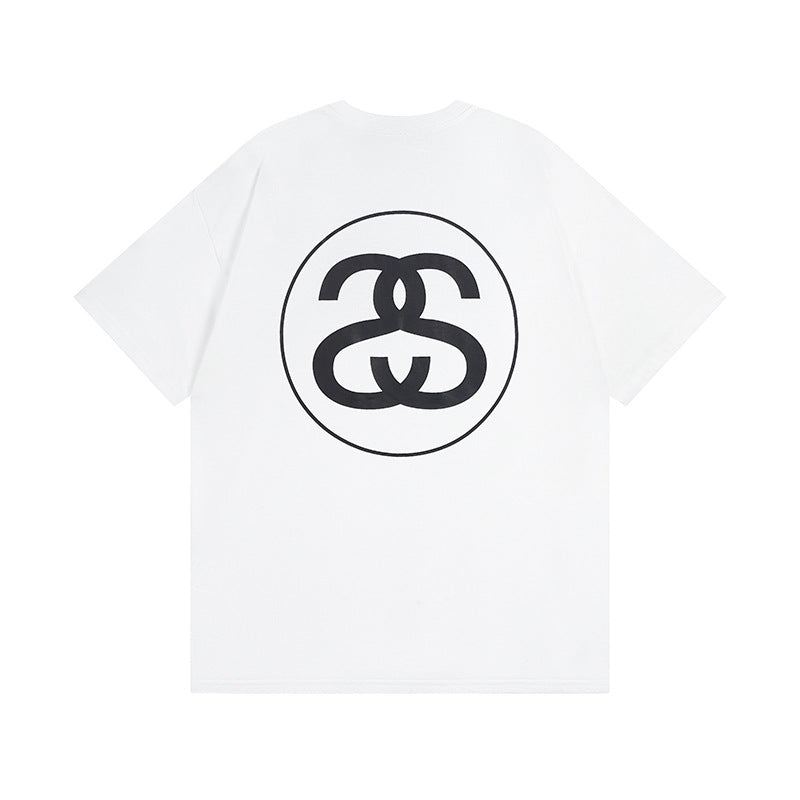 Stussy T-Shirts Casual Loose Couple T-Shirts
