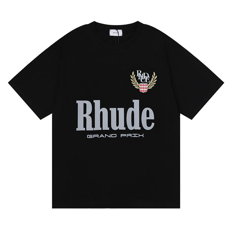 Rhude T-shirt Letter Print Short Sleeve T-shirt