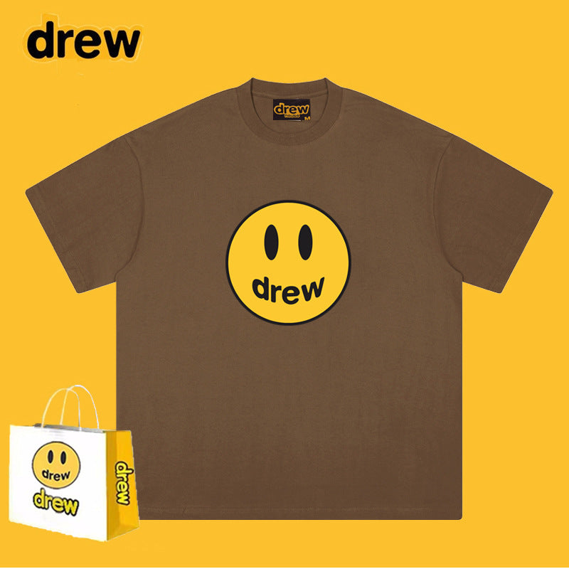 Drew T-shirts Printed T-shirt High Street Short Sleeve