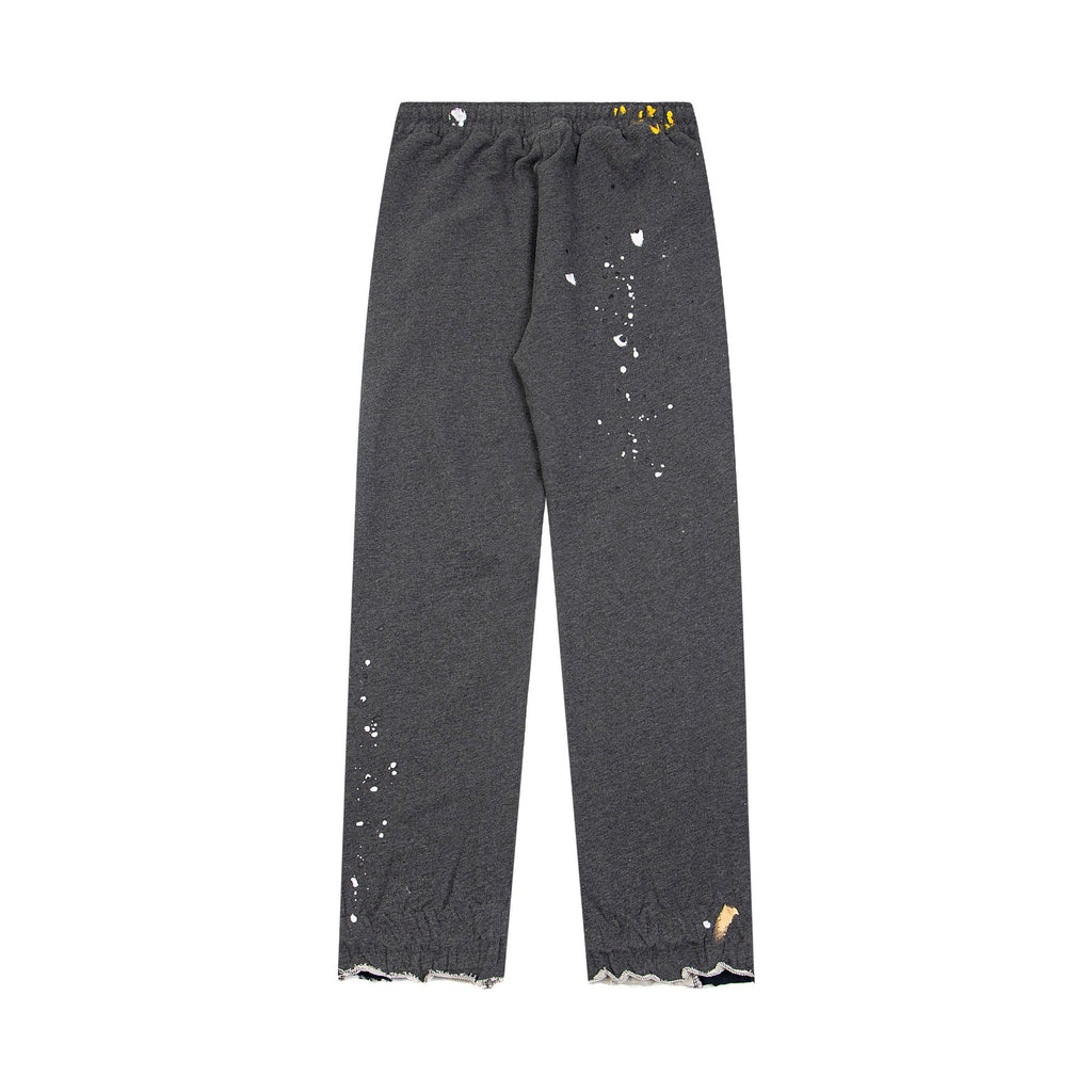 Gallery Dept Sweatpants Hand-painted ink-splashing contrasting casual trousers