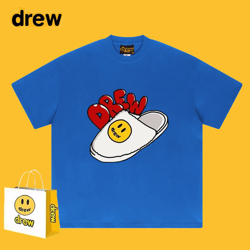 Drew T-shirts Graffiti Fashion Brand Printing T-shirt