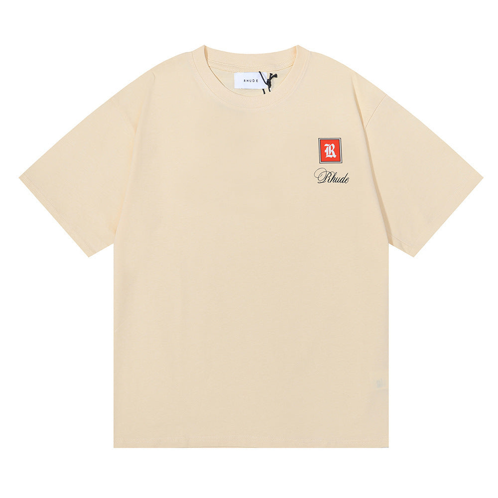 Rhude T-shirt Moroccan Micro Printed Short Sleeve T-shirt