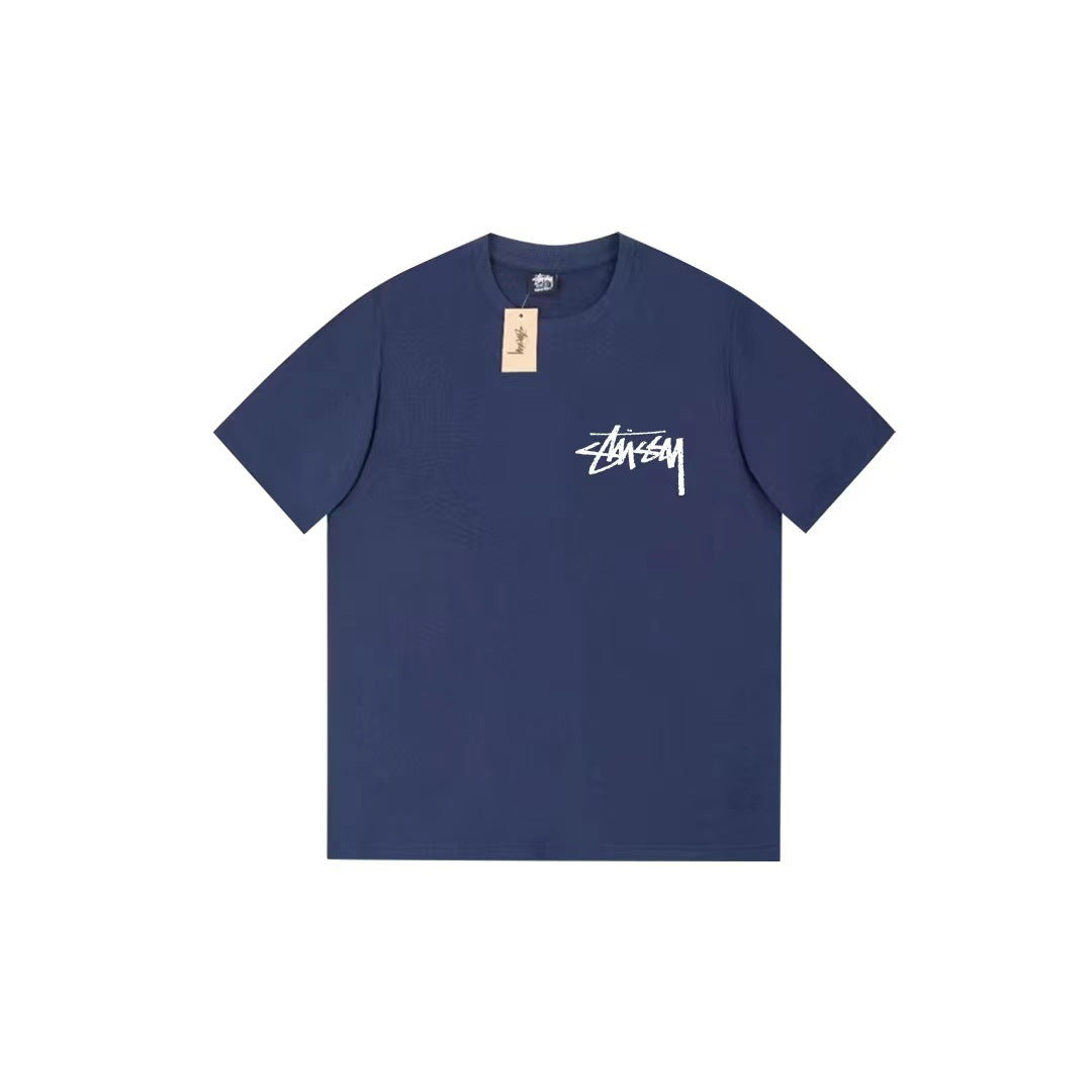 Stussy T-Shirts Loose Casual T-Shirts Same for Men and Women