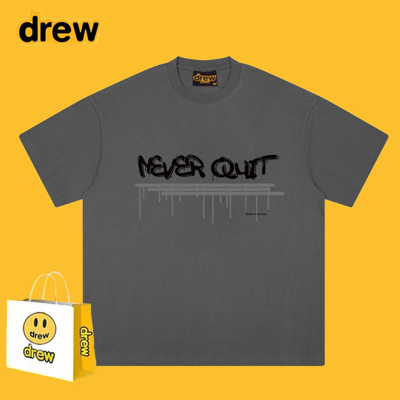 Drew T-shirts Printed Short Sleeve Loose Men