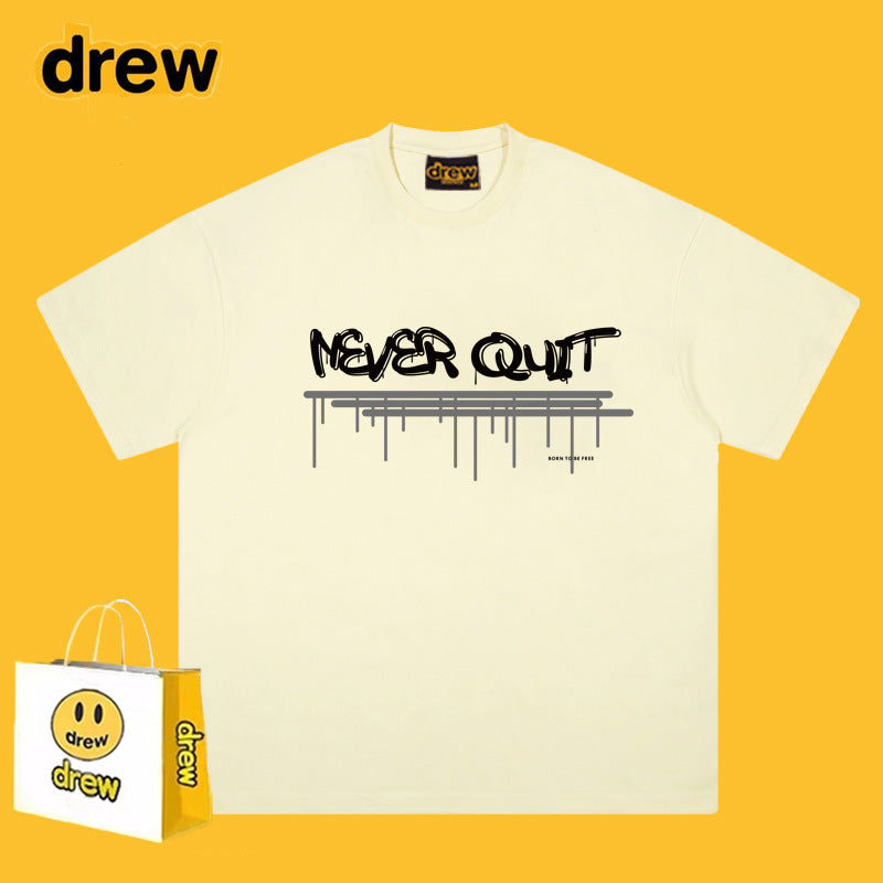 Drew T-shirts Printed Short Sleeve Loose Men