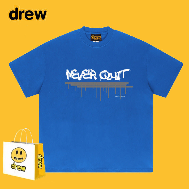 Drew T-shirts Printed Short Sleeve Loose Men