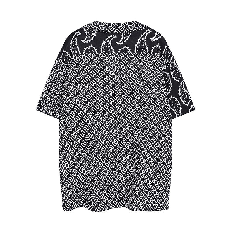 Rhude T-shirt Family Totem Casual Short Sleeve Shirt, Shorts