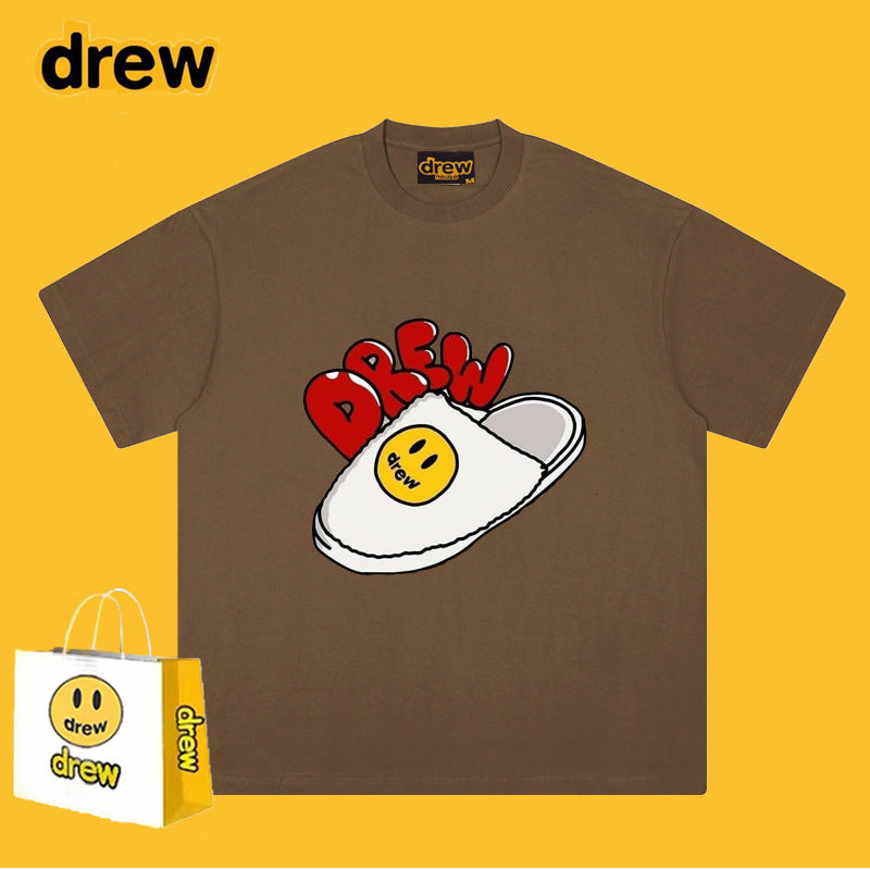 Drew T-shirts Graffiti Fashion Brand Printing T-shirt