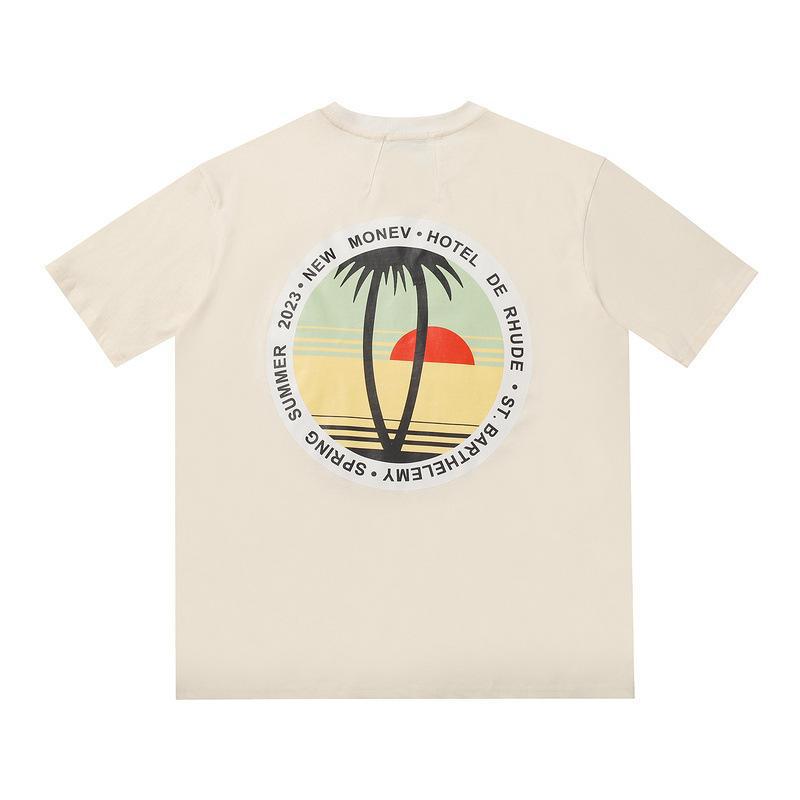 Rhude T-shirt Geometric Print Short Sleeve T-shirt