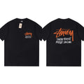Stussy T-Shirts Loose Casual T-Shirts Same for Men and Women