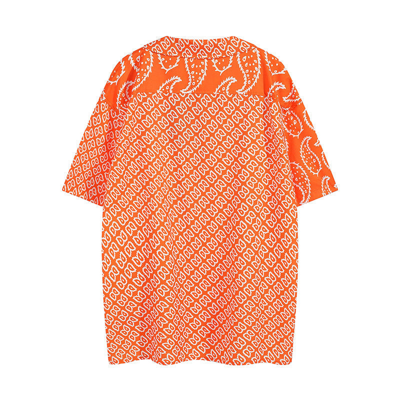 Rhude T-shirt Family Totem Casual Short Sleeve Shirt, Shorts