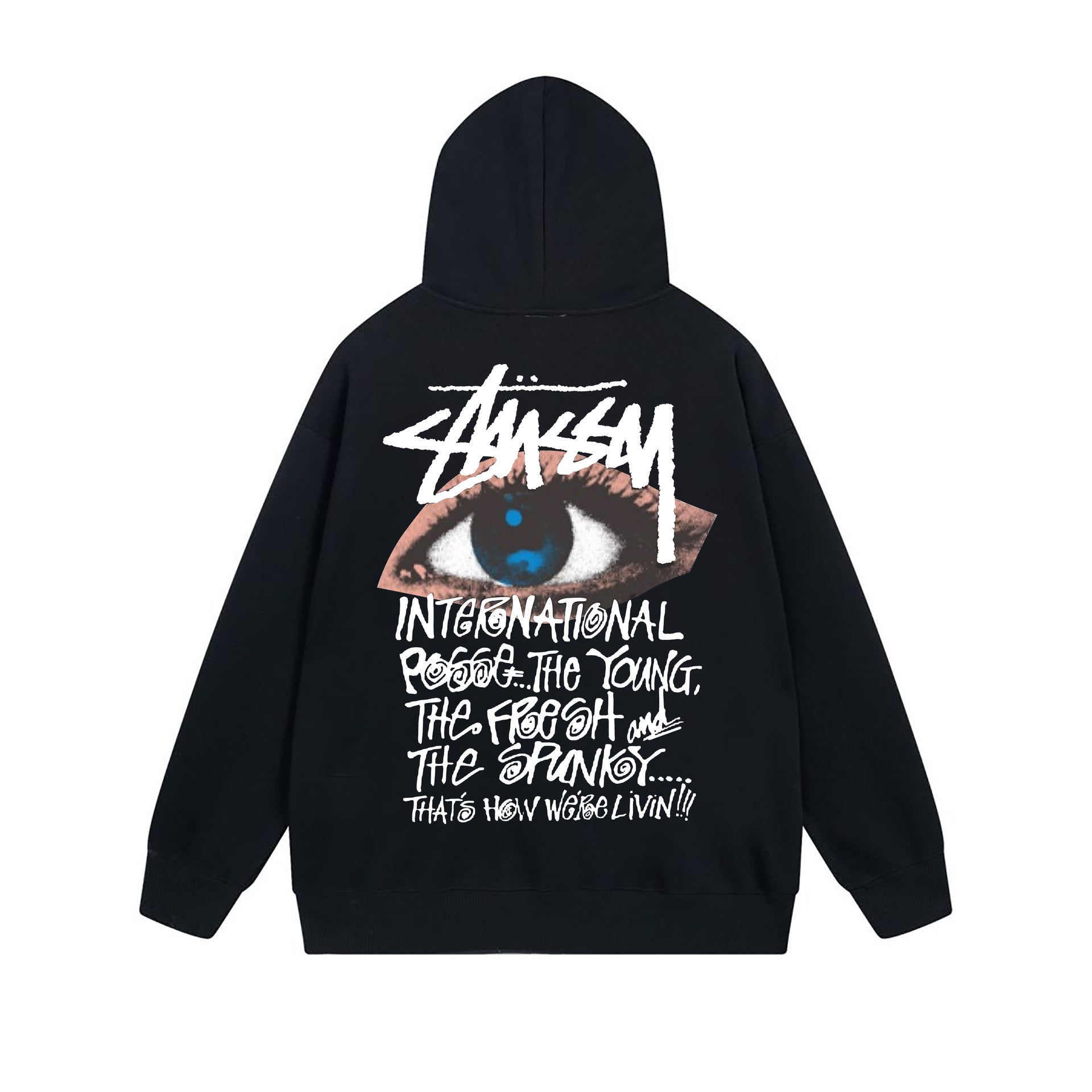Stussy Hoodie Zip Cardigan Hooded Sweater