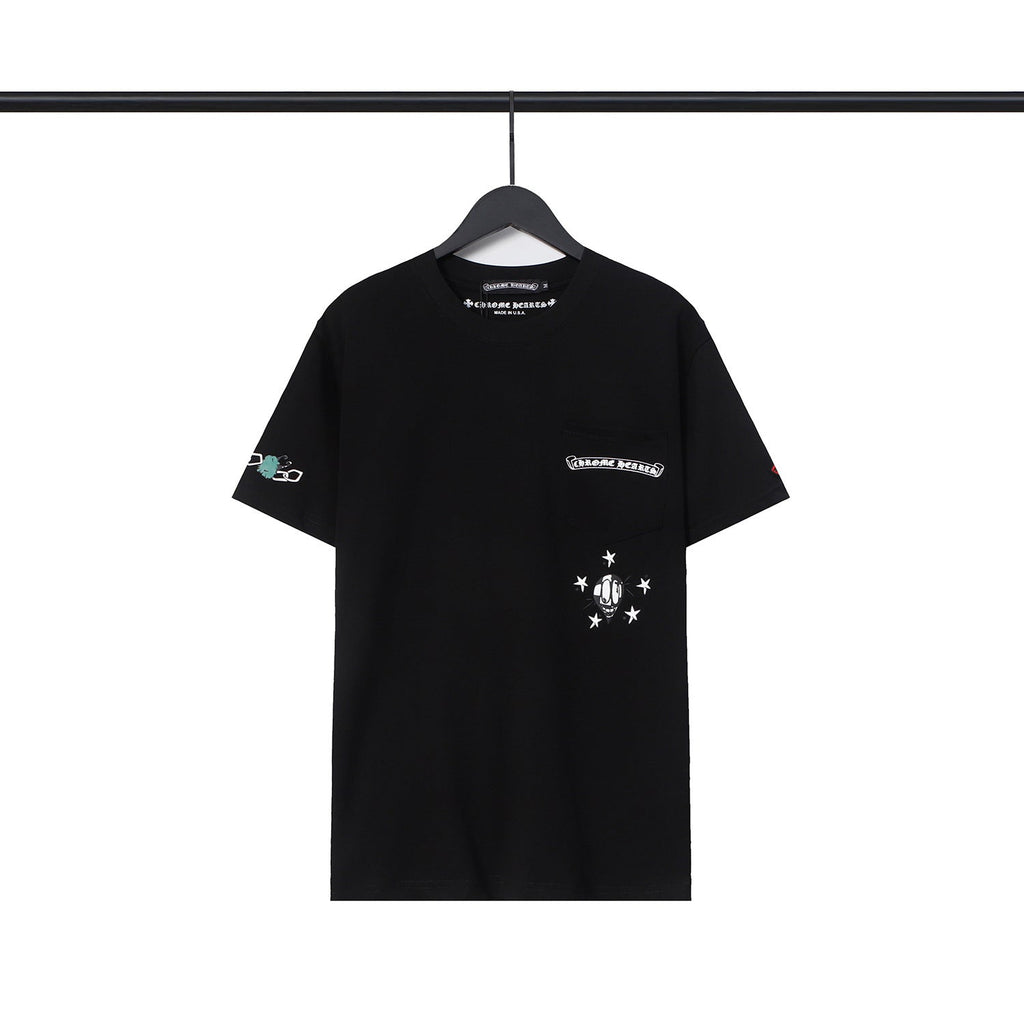 Chrome Heart T Shirts Back Cross Short Sleeve T-Shirt