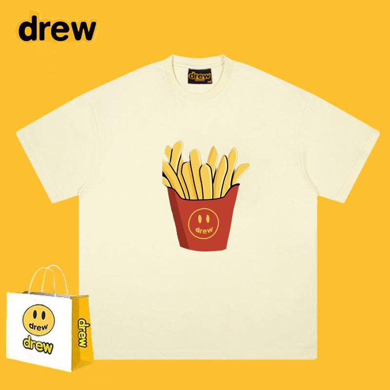 Drew T-shirts Cotton Short-Sleeved Printed T-shirt
