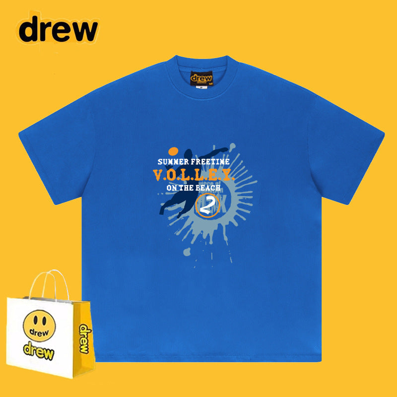 Drew T-shirts Cotton Short-Sleeved Printed T-shirt
