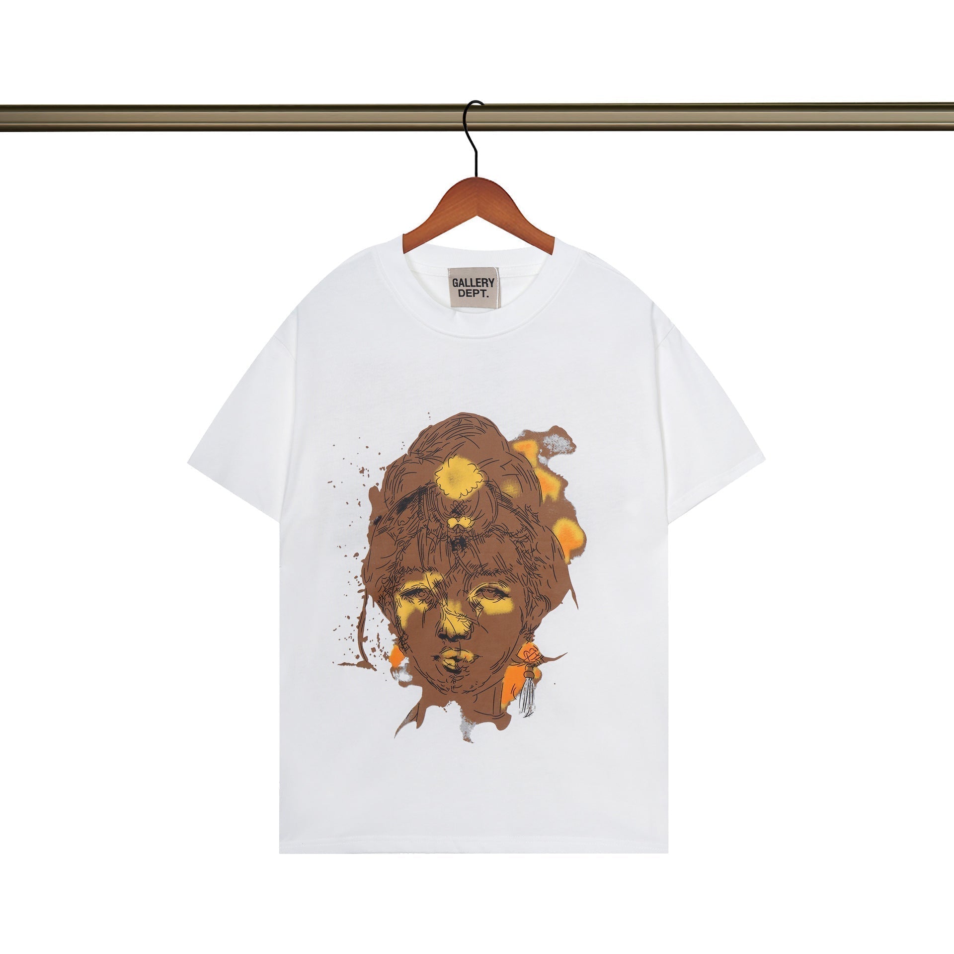 Gallery Dept T Shirts Spring/Summer High Street Fashionable Gallery Dept Printed T-shirt